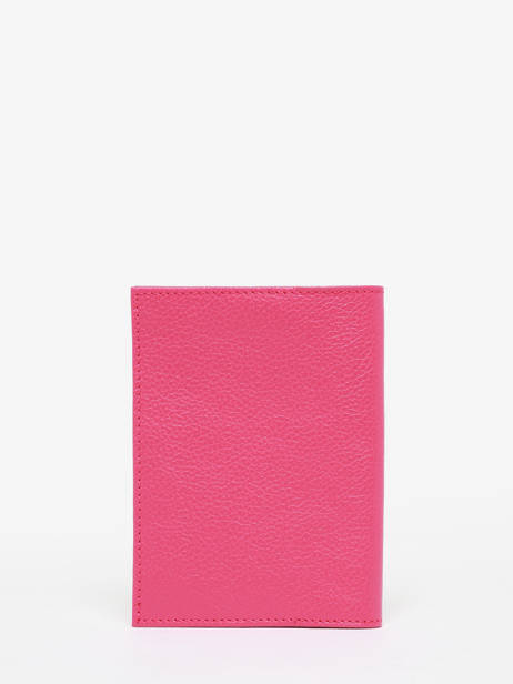 Paspoorthoes Madras Leder Etrier Roze madras EMAD025 ander zicht 2